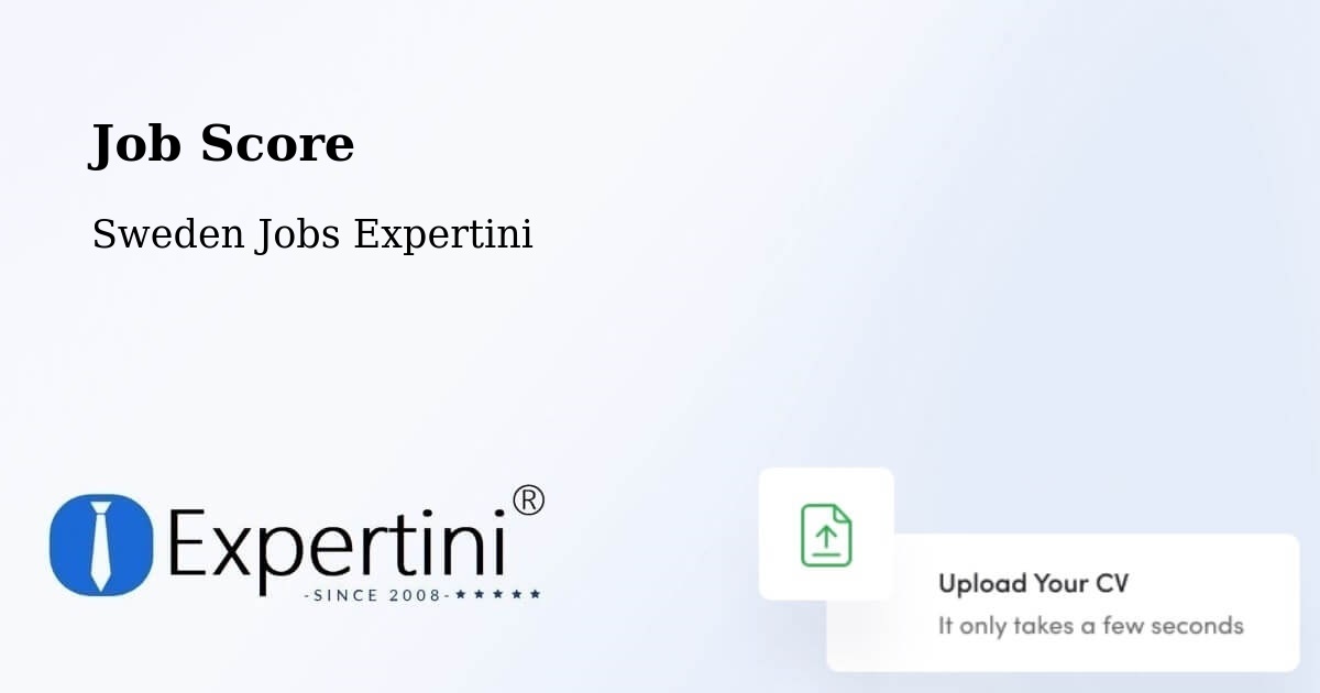 Job Score & Job Description Score Tool – Sweden - Sweden Jobs Expertini