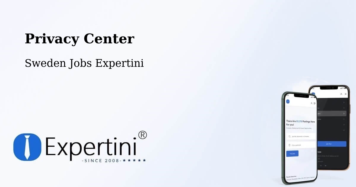 Privacy Center - Sweden Jobs Expertini