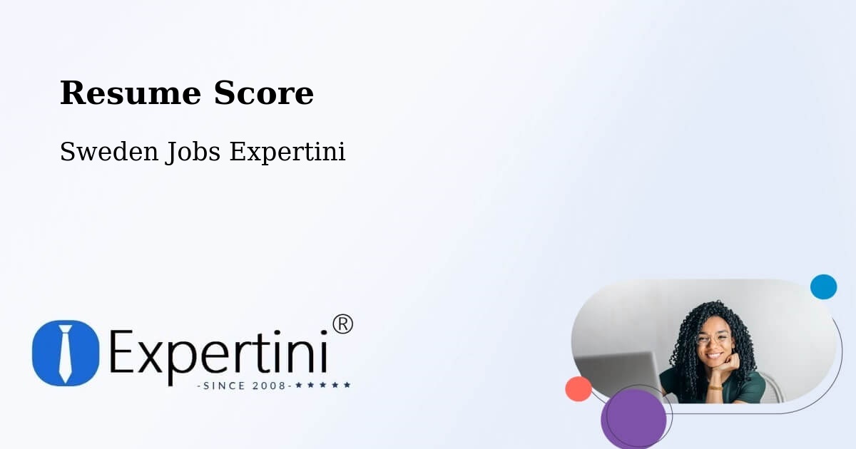 Resume Score - Sweden Jobs Expertini